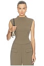 view 1 of 4 Sleeveless Top in Mushroom
