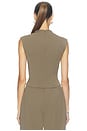 view 4 of 4 Sleeveless Top in Mushroom