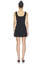 view 4 of 3 Belted Mini Dress in Black
