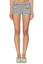 view 1 of 6 Button Down Mini Short in Stripe