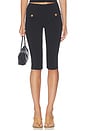 view 1 of 6 Button Capri in Black