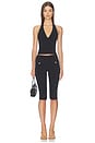 view 5 of 6 Button Capri in Black