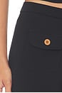 view 6 of 6 Button Capri in Black