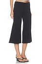 view 2 of 6 Cropped Gaucho in Black