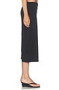 view 3 of 6 Cropped Gaucho in Black