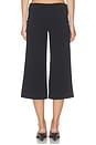 view 4 of 6 Cropped Gaucho in Black