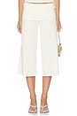 view 1 of 6 Cropped Gaucho in Cream