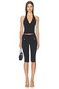 view 4 of 4 Halter Top in Black