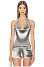 view 1 of 5 Halter Top in Stripe