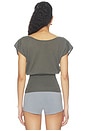 view 4 of 4 Lightweight Knit Dolman Top in Grey