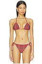 view 1 of 5 Haut De Maillot De Bain in Red Plaid