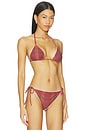 view 2 of 5 Haut De Maillot De Bain in Red Plaid
