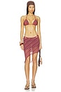view 4 of 5 Haut De Maillot De Bain in Red Plaid