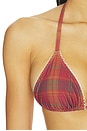 view 5 of 5 Haut De Maillot De Bain in Red Plaid