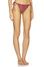 view 2 of 6 BAS DE MAILLOT DE BAIN BIKINI  in Red Plaid