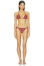 view 4 of 6 BAS DE MAILLOT DE BAIN BIKINI  in Red Plaid