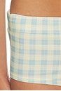 view 5 of 5 Tankini Bottom in Light Blue Plaid