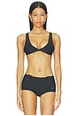 view 1 of 4 Button Bikini Top in Black