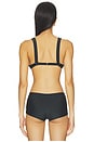 view 3 of 4 Button Bikini Top in Black