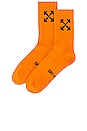 view 2 of 2 CHAUSSETTES in Orangeade & Black