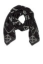 view 1 of 2 Chain Scarf in Black & White