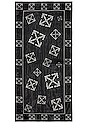view 2 of 2 Chain Scarf in Black & White