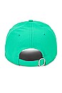 view 2 of 2 Drill Logo Baseball Cap in White & Kelly Green
