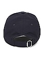 view 2 of 2 Drill Logo Baseball Cap in Black & White