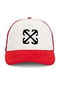 view 1 of 2 Arrow Trucker Hat in Brick Red