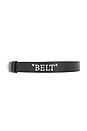 view 4 of 4 Arrow 35mm Belt in Black & White