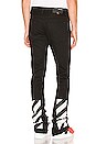 view 1 of 5 Slim Split Jeans in Black & White