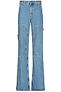 view 2 of 4 Flare Carpenter Jeans in Medium Blue