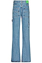 view 3 of 4 Flare Carpenter Jeans in Medium Blue