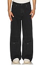 view 1 of 5 Half Arrow Cargo Slouchy Jeans in Stone Undone Black