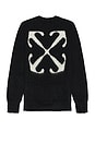 view 1 of 4 Mohair Arrow Knit Crewneck in Black