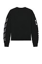view 2 of 5 Varsity Cardigan in Black