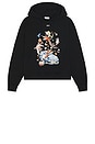 view 1 of 4 Fresco Car Skate Hoodie in Black & White