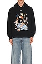 view 3 of 4 Fresco Car Skate Hoodie in Black & White