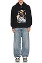view 4 of 4 Fresco Car Skate Hoodie in Black & White