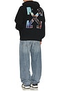 view 4 of 4 Barber Arrow Zip Skate Hoodie in Black