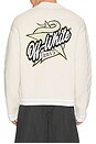 view 3 of 6 Star Logo Varsity Knit Cardigan in Cream