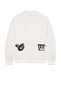 view 5 of 6 Star Logo Varsity Knit Cardigan in Cream