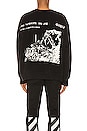 view 4 of 5 Ruined Factory Knit Crewneck in Black & White