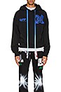 view 1 of 6 Wizard & Cat Hoodie in Black & Blue