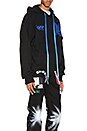 view 2 of 6 Wizard & Cat Hoodie in Black & Blue
