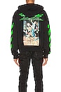 view 4 of 4 Pascal Painting Over Hoodie in Black & Multi