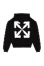 view 2 of 2 Pascal Print Over Hoodie in Black & White