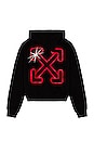 view 1 of 3 Starred Arrow Hoodie in Black