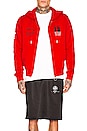 view 2 of 6 SWEAT À CAPUCHE MONA LISA ZIPPED in Red