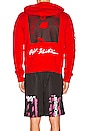 view 4 of 6 SWEAT À CAPUCHE MONA LISA ZIPPED in Red